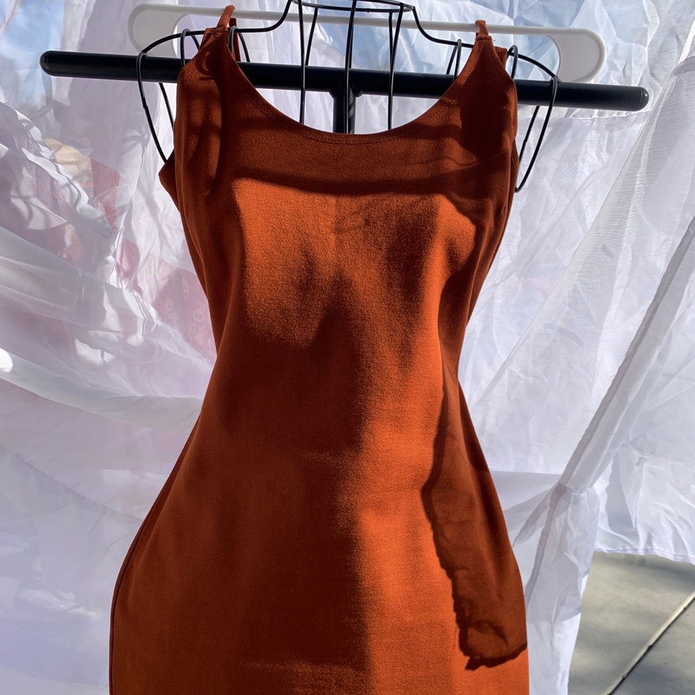 Brown Bodycon Dress